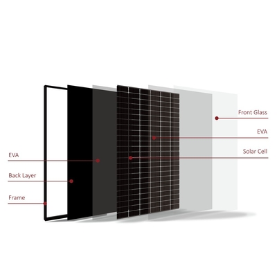 Sistema di energia solare 182mm 108celle 380w 390w 400w 405w 410w pannelli fotovoltaici monocristallini