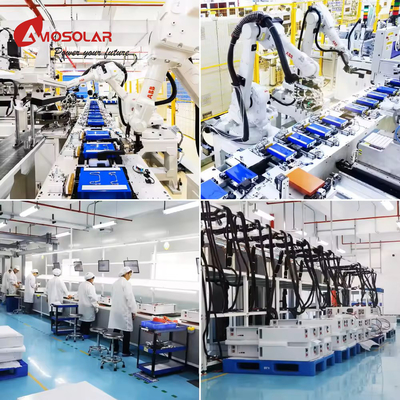 Amosolar batteria al litio 5-10 kWh gamma di potenza di uscita per il montaggio a parete e solare