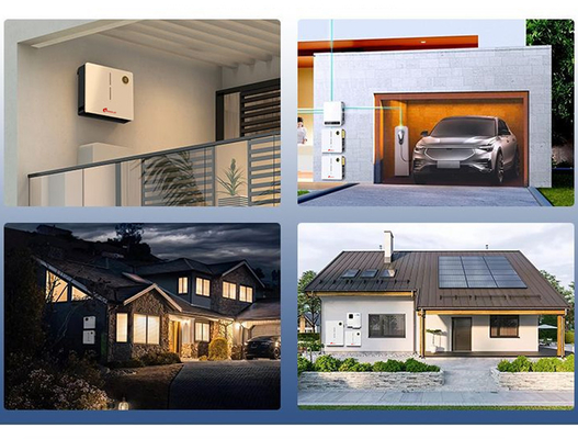 Amosolar batteria al litio 5-10 kWh gamma di potenza di uscita per il montaggio a parete e solare