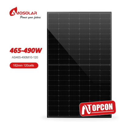 Cornice in lega di alluminio anodizzato 182mmx182mm 120 cellule Mezza cellula Mono N tipo pannelli solari