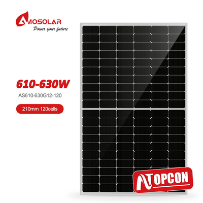 2172*1303*35mm Panello Dimensioni 120 6*20 Cellule tipo N 610W 620W 630W pannelli solari