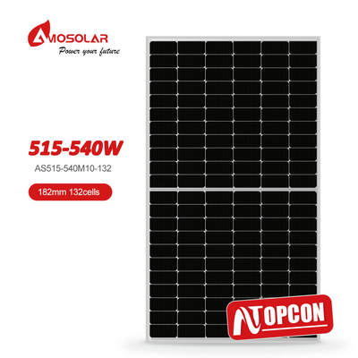 Moduli fotovoltaici solari mono di 182 mm per l'elettricità domestica 132 6*22 Celle Sistema di energia solare
