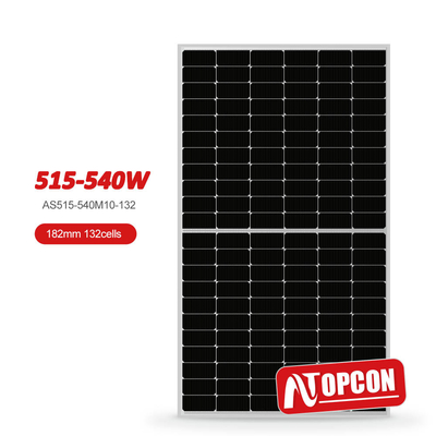 Moduli fotovoltaici solari mono di 182 mm per l'elettricità domestica 132 6*22 Celle Sistema di energia solare