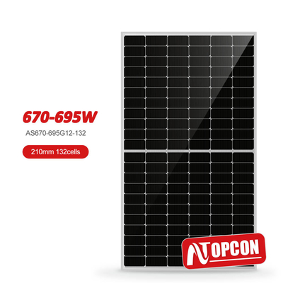 Modulo fotovoltaico monocristallino Amosolar 210 mm 2384*1303*35mm 210*210mm per soluzioni solari