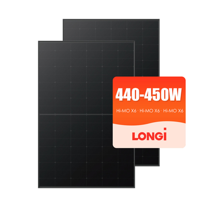 Classificato IP68 Box di giunzione Longi N-Type LR5-72HPH 450w 600w Mono pannello solare per il sistema solare
