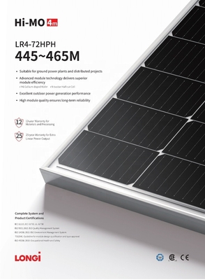 Produttori di Longi Mezzo-cellule pannelli solari mono 550w 590w 600w 710 watt 580w per il tetto di casa