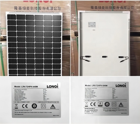 Produttori di Longi Mezzo-cellule pannelli solari mono 550w 590w 600w 710 watt 580w per il tetto di casa