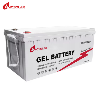 La velocità di scarica 1c 12V/24V/36V/48V della batteria in gel per lo stoccaggio di energia solare di Amosolar