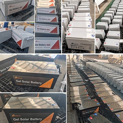 12V/24V/36V/48V Amosolar Lead Acid Gel Battery 100ah 200ah per il sistema solare off-grid