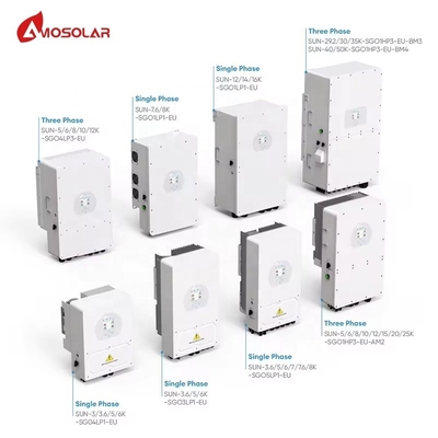 Invertitore solare a corda monofase da 6 kW con uscita 220V/230V/240V e conversione solare