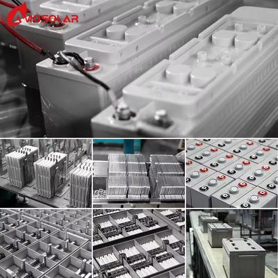 12v 100ah 150ah 200ah 250ah Deep Cycle Batteria a gel solare
