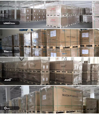 550w 700w 630w 610w 585w 620w 580w pannello solare bifacciale a beneficio dell'industria commerciale