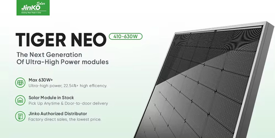 Jinko 550W 700W 630W 610W 585WW 620W 580W 500W pannello solare bifaciale per sistema completo