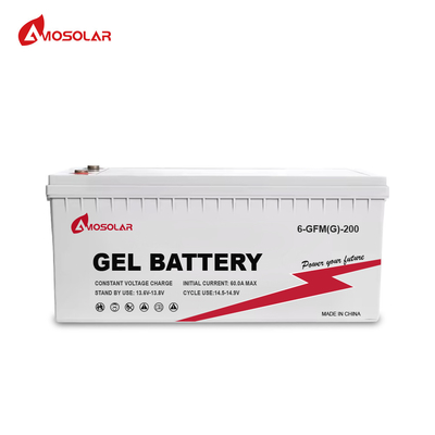 Amosolar Gel Batteria di stoccaggio solare 12V 150Ah 200Ah per lo stoccaggio a temperatura ambiente