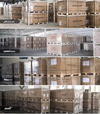 JA Solar 430w 435w 440w 445w 450w 455w pannelli solari bifacciali PV per esigenze personalizzate