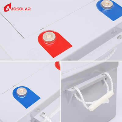 Amosolar EU Stock GEL Batteria al piombo acido 12V 100Ah 200Ah 250Ah 300Ah per auto elettriche