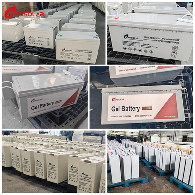 3000 vita del ciclo ciclo profondo 12V batteria ricaricabile Agm Gel vita lunga per lo stoccaggio di energia