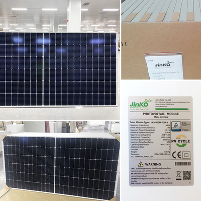 Jinko 182MM N Tipo 580W 595W 570W pannelli mono semi-tagliati PV con casella di giunzione IP68