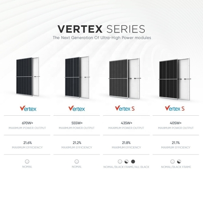 685W 690W 695W 700W Mono pannello solare Trina Solar Vertex Modulo bifiscale Pv di tipo N