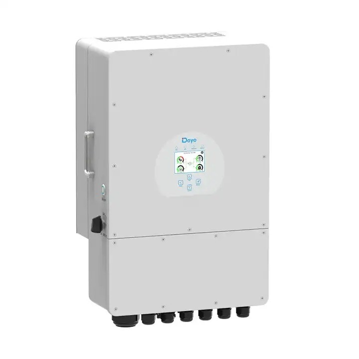 Invertitore ibrido Deye a tre fasi di 10 kW per sistema di energia elettrica solare ibrida 380v