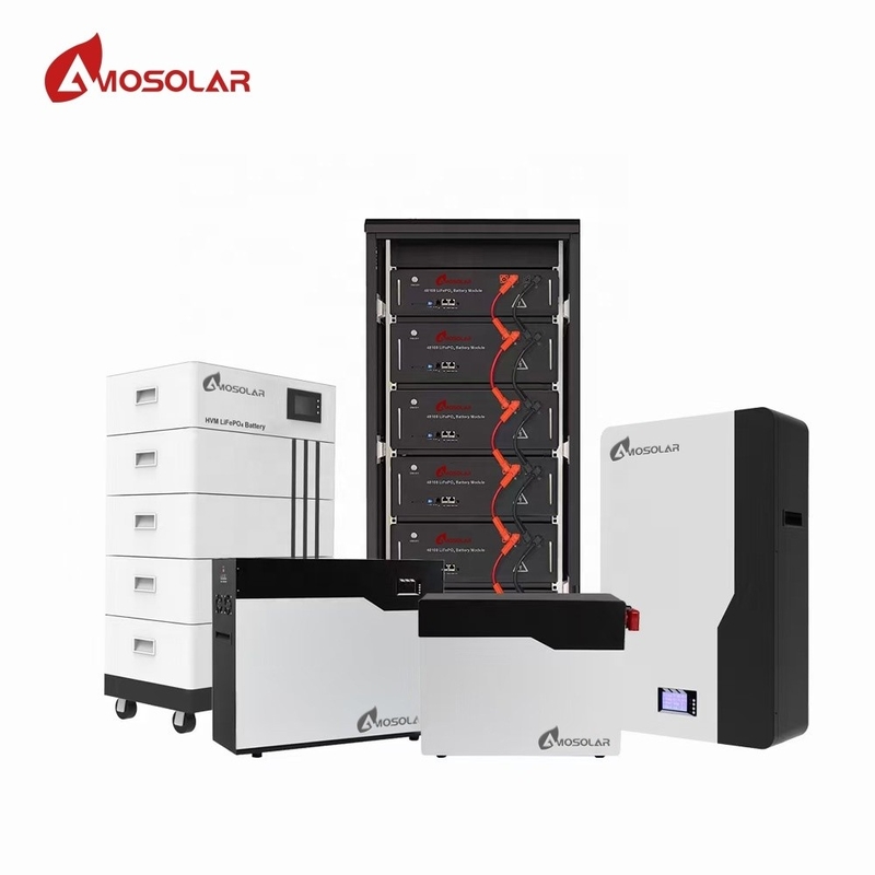 48V/51.2V Batterie amosolari agli ioni di litio per l'immagazzinamento solare 100ah 200ah 10kwh 20kwh
