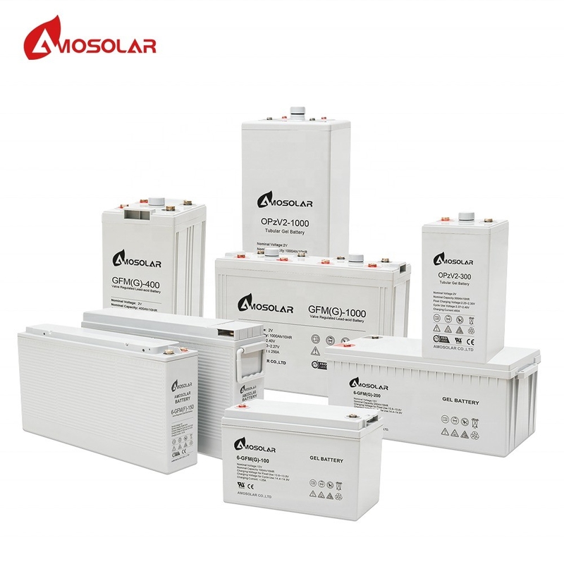 12V/24V/36V/48V AGM Batteria solare per sistema solare domestico ricaricabile e di lunga durata