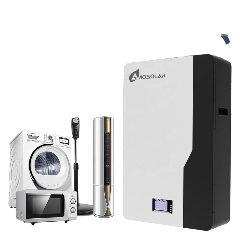 Amosolar 24v 48v 100ah 200ah 5kwh 10kwh 2.5kwh Lifepo4 Batteria per lo stoccaggio dell'energia solare
