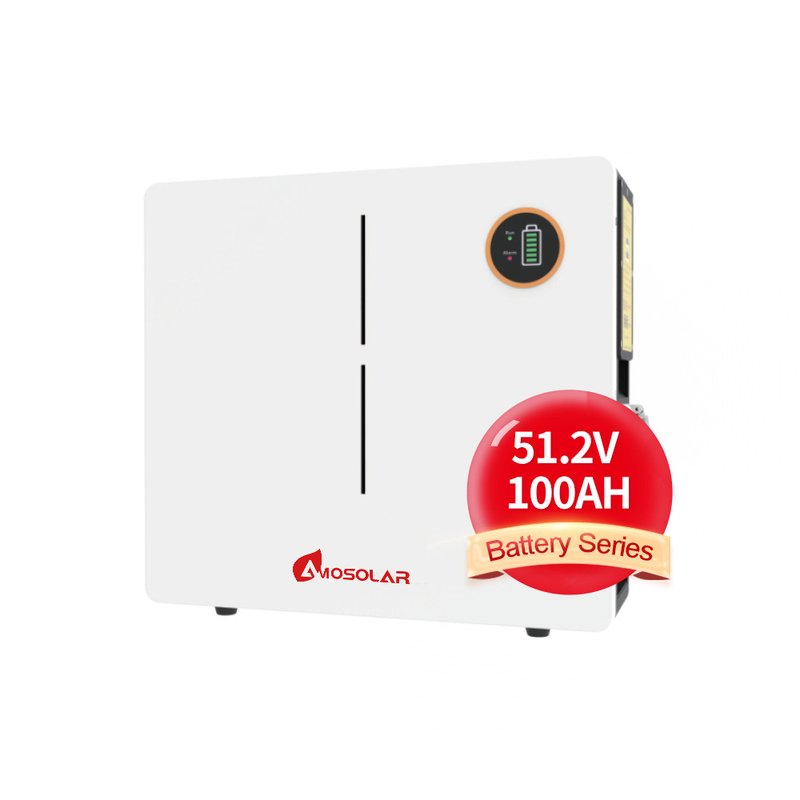 Batterie ad ioni di litio solari ad alta capacità 48V LiFePO4 per il sistema solare 5KWH 10KWH 15KWH
