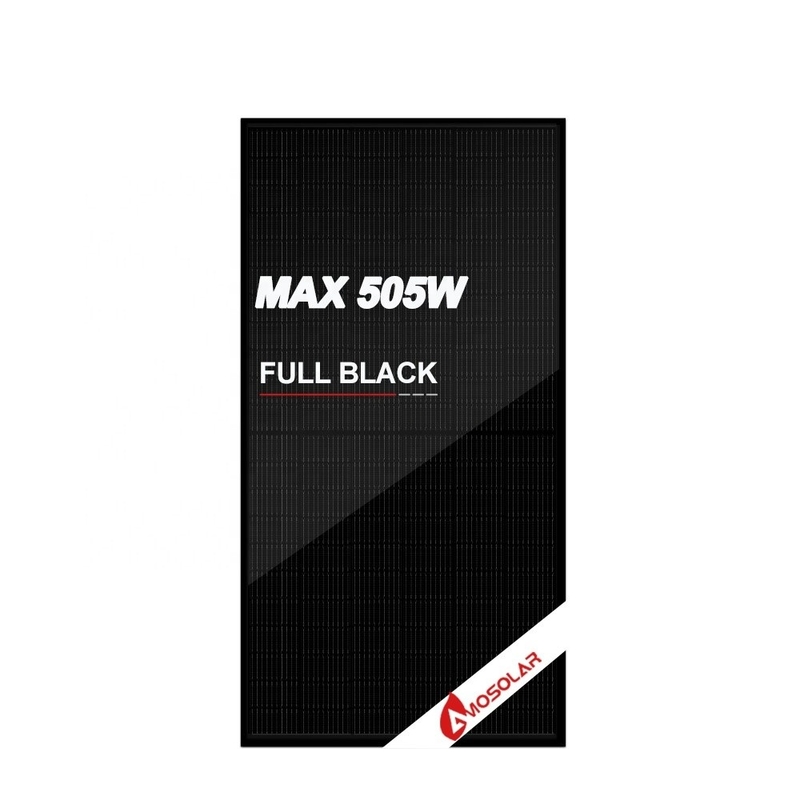 Stoccaggio UE 400w 430w 450w 500w 550w pannelli solari tutti neri con un'efficienza del pannello del 21,3%