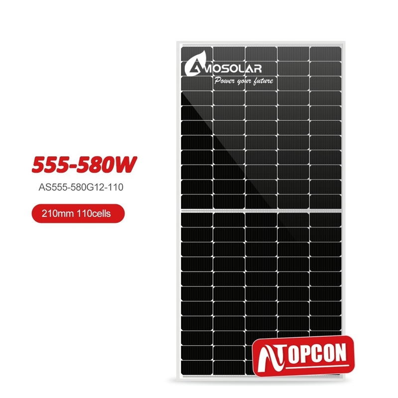 pannelli solari monocristallini di tipo N di 210 mm 560W 570W 580W per sistema di energia solare