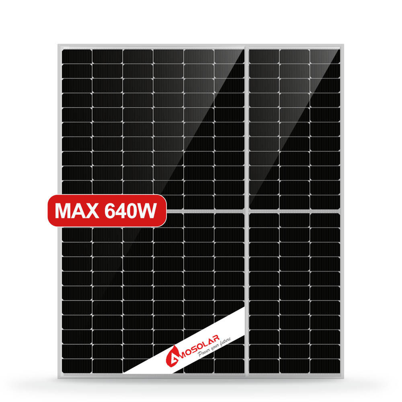 pannelli solari monocristallini amosolari da 210 mmx210 mm con modulo fotovoltaico di grado A di dimensione di cella N-TYPE