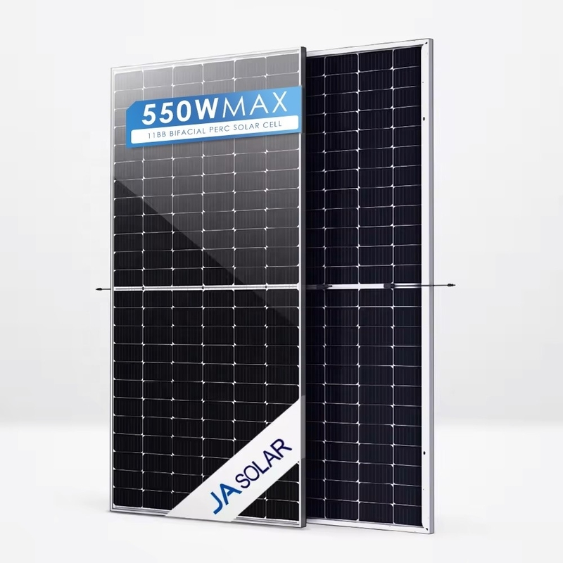 Pannello solare fotovoltaico di tipo N 440w 580w 630w JA con vetro antiriflesso da 3,2 mm