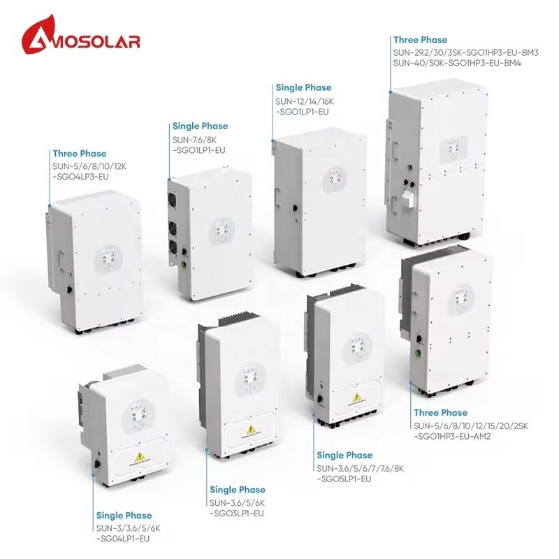 Invertitore solare a corda monofase da 6 kW con uscita 220V/230V/240V e conversione solare