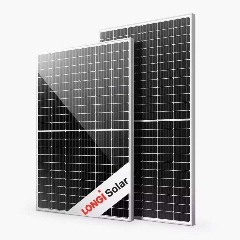 Longi Hi-MO6 435w 440w 445w Moduli fotovoltaici monofaciali 182mmx182mm per sistema solare fotovoltaico domestico
