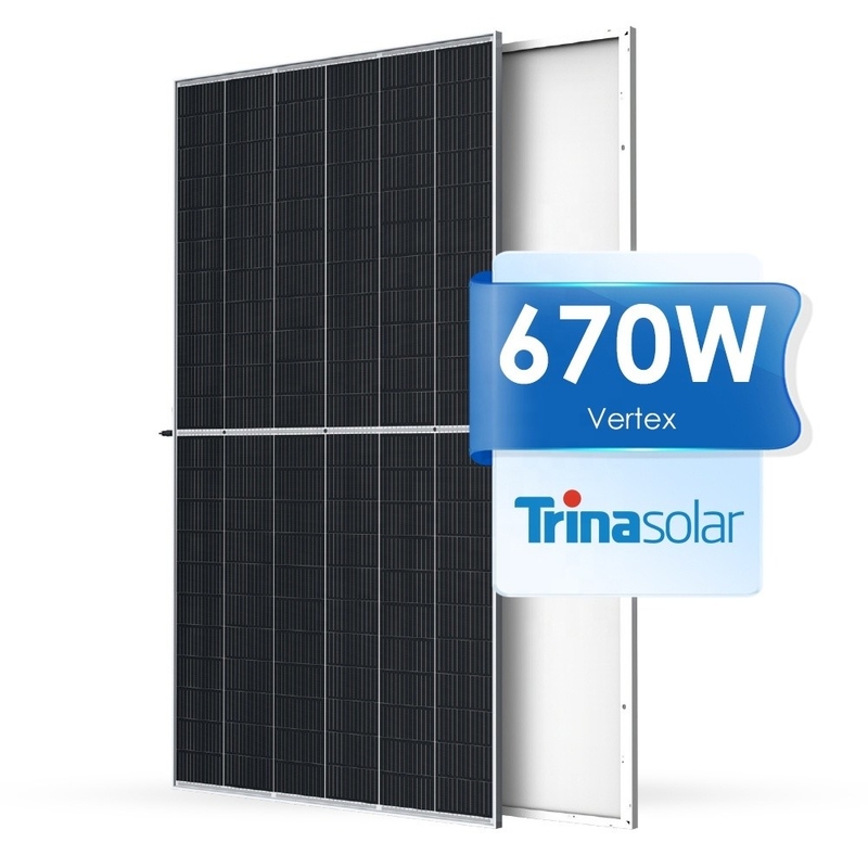 685W 690W 695W 700W Mono pannello solare Trina Solar Vertex Modulo bifiscale Pv di tipo N
